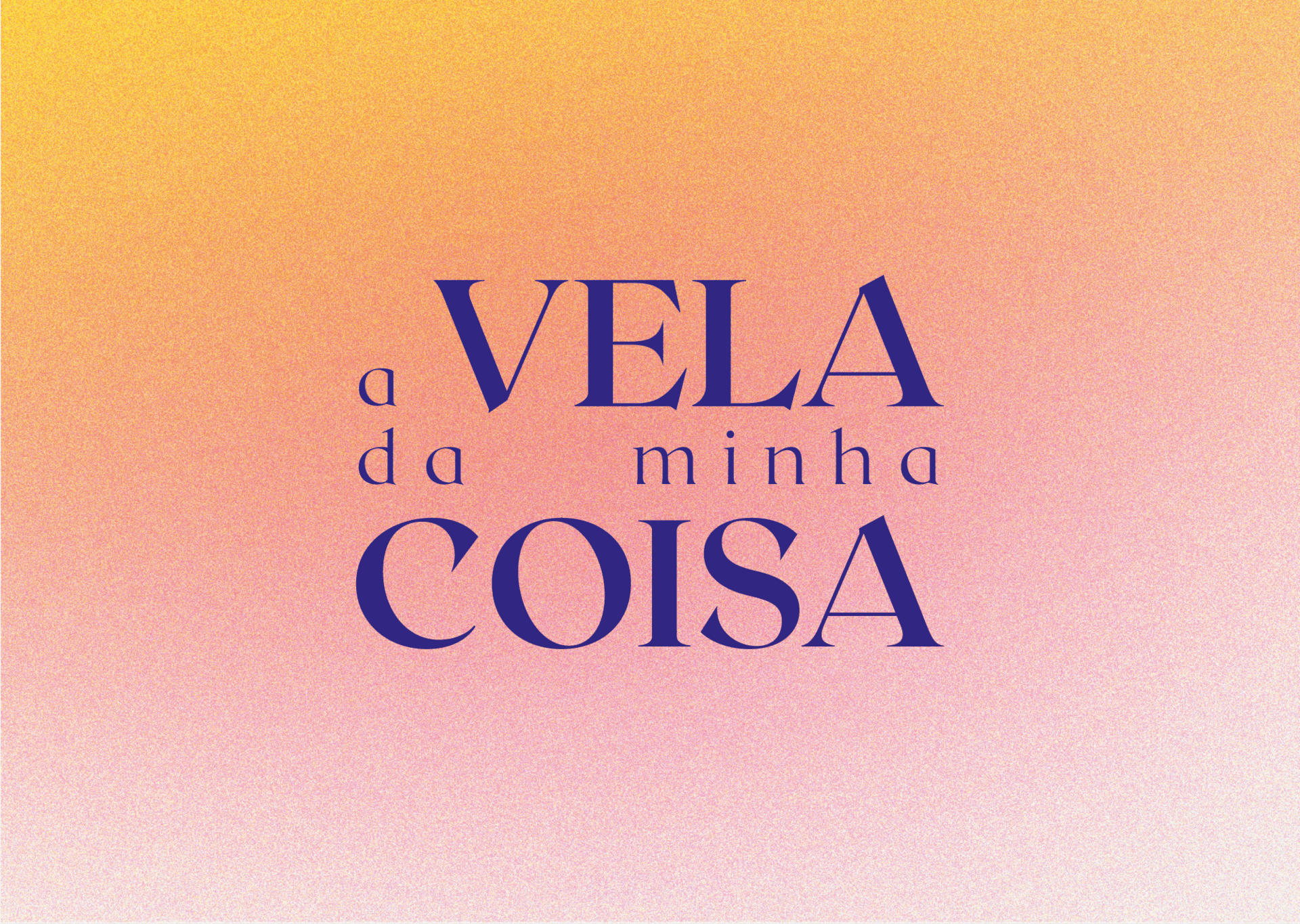 Identity for the brand "A vela da minha coisa" branding graphic design logo