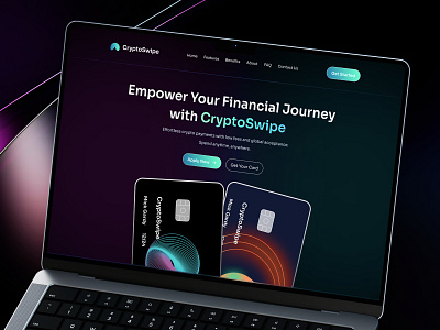 Cryptocurrency Exchange & Cryptocard Landing Page blockchain crypto crypto cards crypto landing page cryptocurrency cryptocurrency exchange cryptocurrency website figma landing page landing page design landing page ui ui ui design ui ux uiux ux website website design website ui