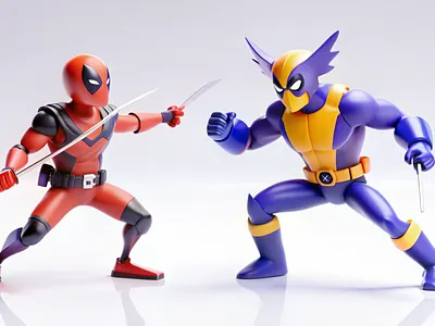 Deadpool & Wolverine design graphic design illustration ui