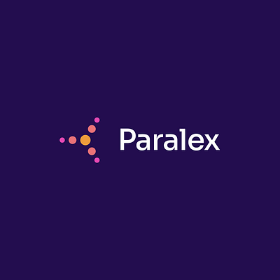 Paralex abstract ai branding branding and identity clean colorful design graphic design hero homepage identity landing page legal logo logo design minimal modern web web design webflow