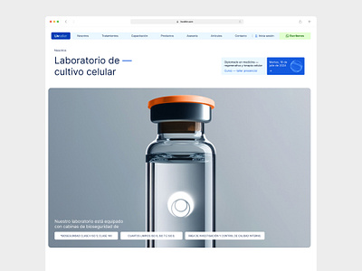 About Livceller™ about layout medical minimal ui ux