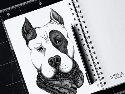 Packaging design and logo design for a cosmetic brand branding dog dog art dog illustration fave mask illustration package pattern pitbull art putbull sletching