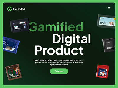 GamifyCat - Web Design & Development animation branding gamification gaming motion graphics ui ux web design web development wordpress