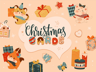 WebFolks Stock Illustrations vol.2 adobe illustrator adobe photoshop art artwork cards character cheer christmas creatives creatives design festive festive characters illustration ui