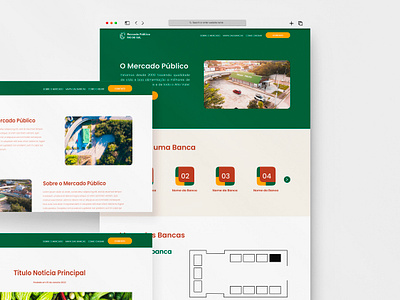 Estudo | Wireframe | Mercado Público Rio do Sul design ui ux visual design wireframe