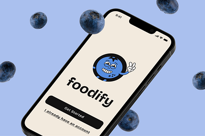 Foodify // Nutrition Edtech app branding design ui ux