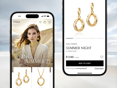 Jewelry E-Commerce UI Design app design ui ui ux design ux