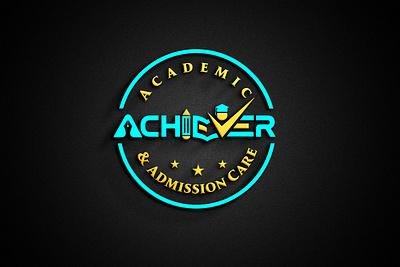 academy logo 3d branding design graphic design illustration logo