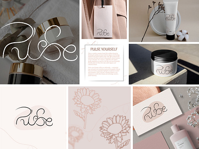 Pulse Cosmetics 3d ai amazing app art brand identity branding cosmetics creative illustrations design graphic design illustration logo minimalist minimalistic modern typography ux vector visual identity