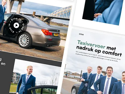 Webdesign Taxi Citax Nijmegen branding photography taxi webdesign