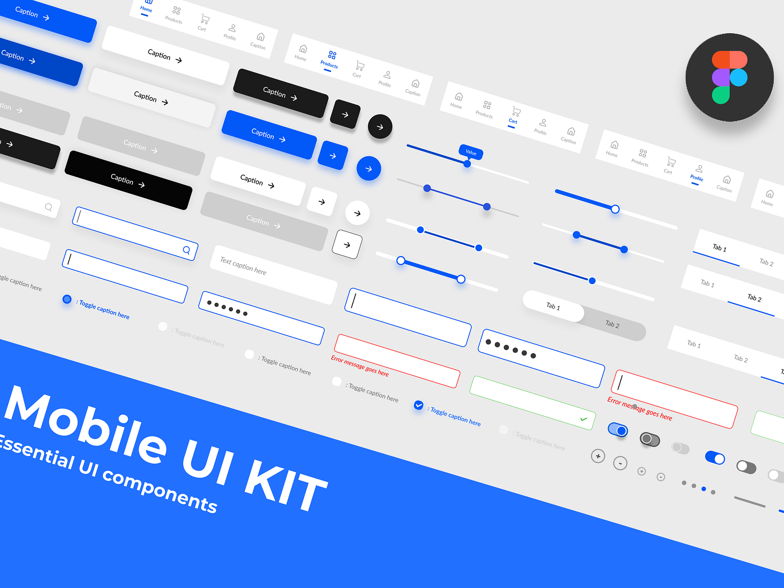 Mobile UI component Kit / Form builder elements by Heshan on Dribbble