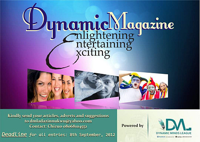 Digital Flier for DML graphic design logo