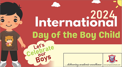 International day of the boy child 2024 graphic design