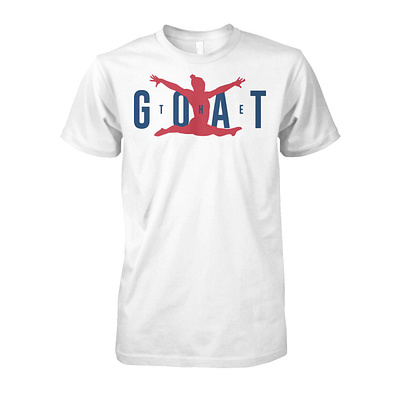 Simone Biles GOAT Shirt design illustration