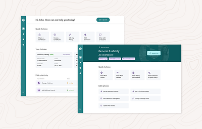 Managing Multiple Insurance Policies app branding business business insurance business owners dashboard design design system desktop figma insurance insurance industry insurance policies portal ui ux design