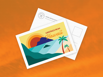 Greetings From Hawaii Postcard - Travel Postcard greetings from greetings from hawaii hawaii hawaii design hawaii postcard hawaii travel nature outdoors postcard postcard design travel travel postcard