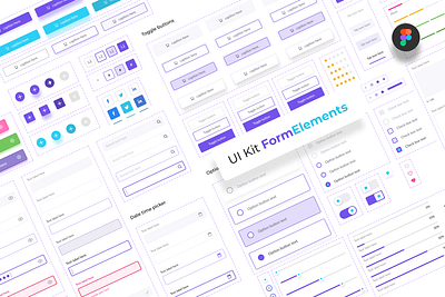 UI Kit - Web and mobile dashboard form builder admin components creator dashboard dashboard ui design system figma form form builder ui ui components ui design ui design system ui elements ui forms ui kit ux