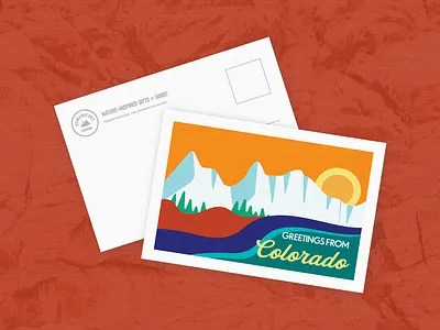 Greetings from Colorado - Colorado Travel Postcard colorado colorado design colorado postcard greetings from greetings from colorado mountain design nature outdoors postcard postcard design travel travel postcard