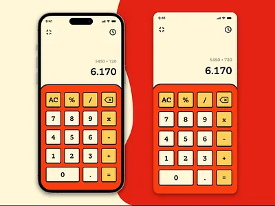 Calculator | Daily UI #004 calculator calculator design consept design daily daily challenge daily ui figma mobile retro ui ui design ui004
