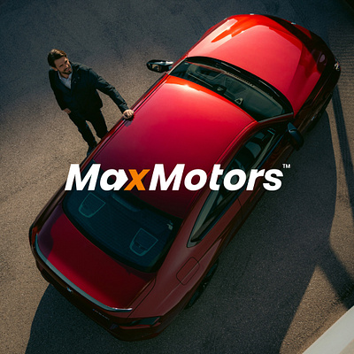 Max Motors | Car Garage Logo | Mohosin Al - Sakib automotive logo branding car car detailing logo car logo garage logo graphic design logo max motors logo minimal logo mohosin mohosin al sakib wordmark logo