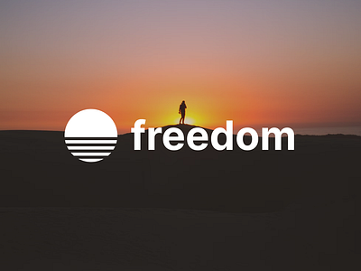 Freedom Logo - Concept branding clean design freedom logo logo design logodesign modern simple