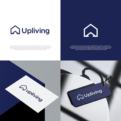 Upliving 3d animation branding home living logo motion graphics ui