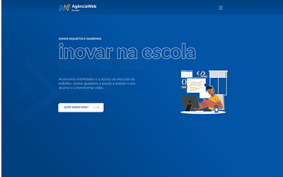 AWE - Agência Web Escolar css dashboard design education frontend html ui ux web