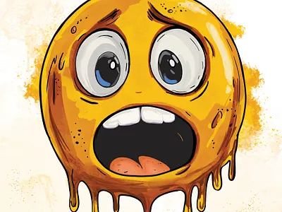 Shocked Emoji graphic design