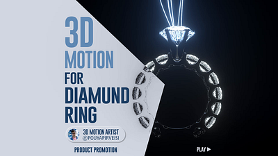 3D Motion Graphic, Diamund Ring 3d 3d motion animation motion graphics