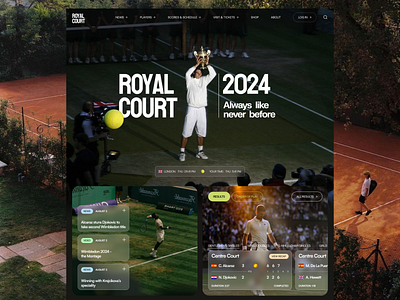 Tournament Website app court design esport fitness gym old money olympiad olympic sport sport service sport website tennis tennis competition tennis tournament train web website wellness workout