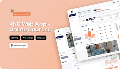 KNO Online Web App for Student Learning dashboard dashboard design learing ui designer ui ux ui ux designer user experience user interface ux web app web application web designer