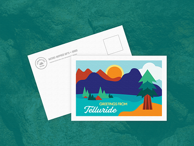 Telluride, Colorado Postcard - Colorado Travel Postcard colorado colorado design colorado postcard nature outdoor postcard telluride telluride design telluride postcard travel travel postcard