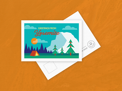 Yosemite National Park Postcard - California Travel Postcard california design california postcard national park national park design national park postcard national parks nature outdoor postcard yosemite yosemite design yosemite national park yosemite national park design yosemite postcard