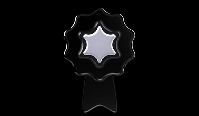 Achievement unlocked ✨ 3d achievement badge icon star