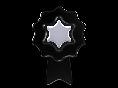 Achievement unlocked ✨ 3d achievement badge icon star