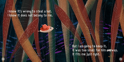 I stole hat2 digital fineart fish illustration ocean sea
