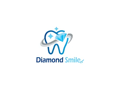 Diamond Smile Logo Design brand branding design graphic design icon illustration logo logos vector