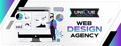 Get A Purposeful Website With Unique Web Studios! animation branding graphic design logo ui