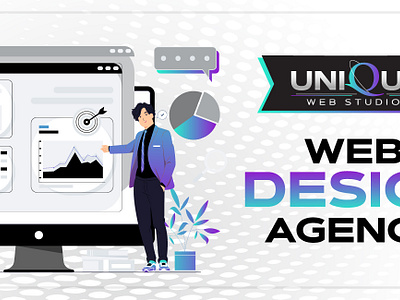 Get A Purposeful Website With Unique Web Studios! animation branding graphic design logo ui