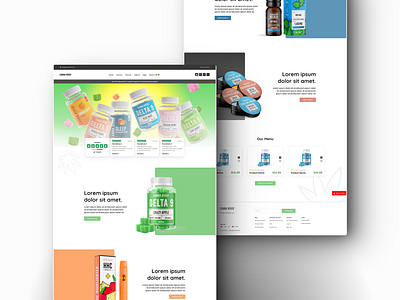 Canna River - Website Homepage Redesign Concept figma landing page website website design