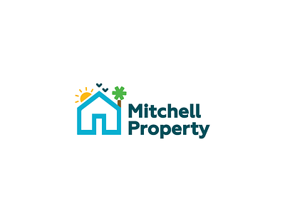 Mitchell Property Logo Design brand branding design graphic design icon illustration logo logos ui vector