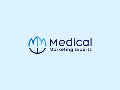 Medical Marketing Experts Logo Design brand branding design graphic design icon illustration logo logos ui vector