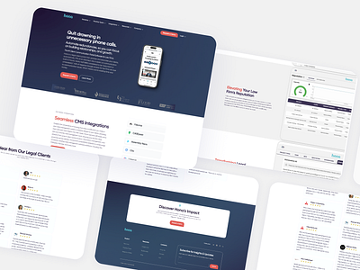 Hona - Homepage Redesign crm custom design figma integration lead form redesign responsive saas webflow website website design