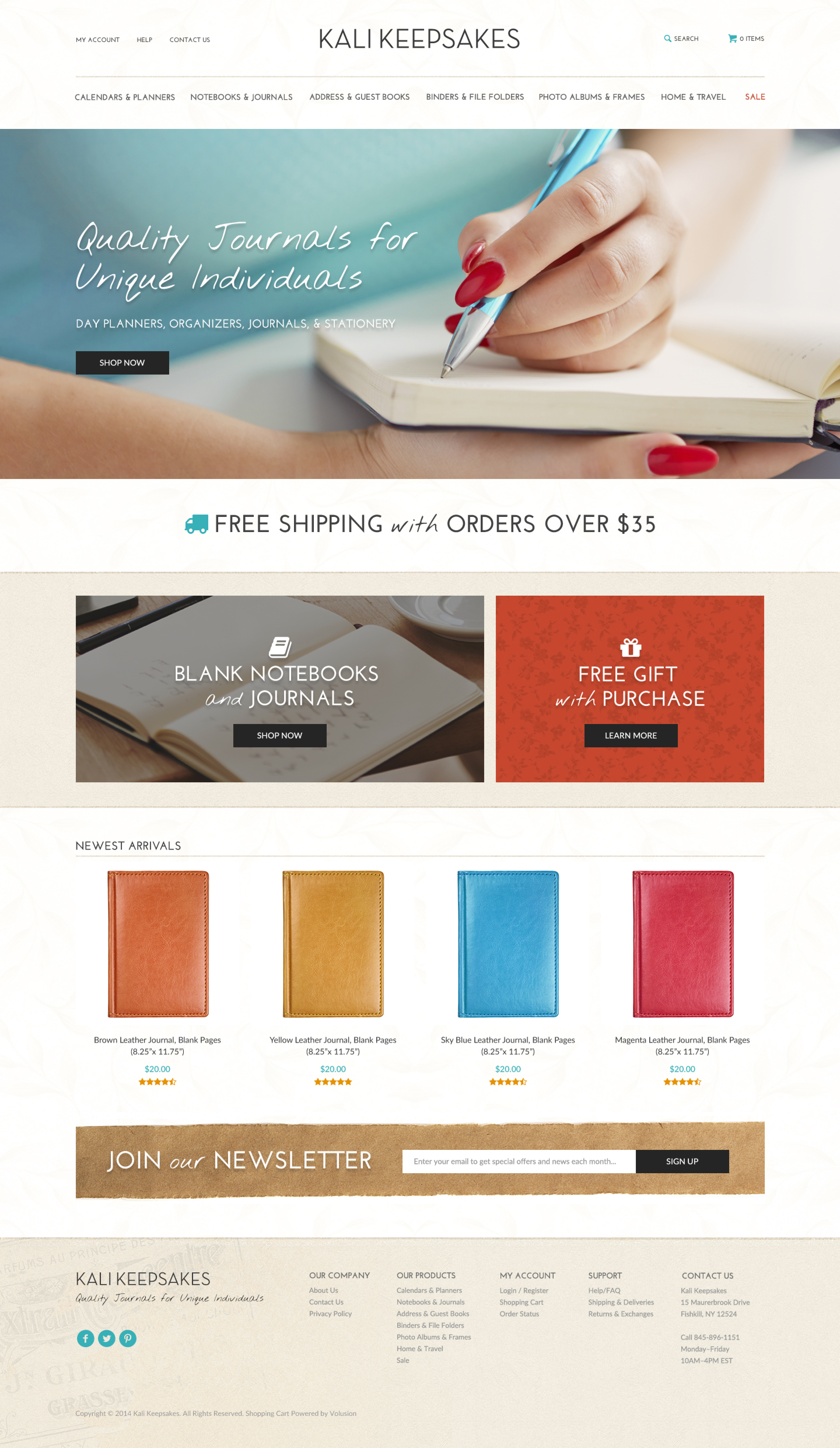 Volusion Client Websites design ecommerce landing responsive store ui