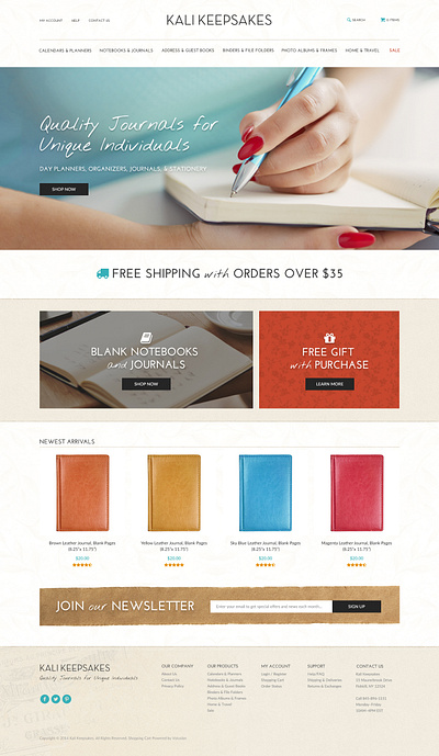 Volusion Client Websites design ecommerce landing responsive store ui