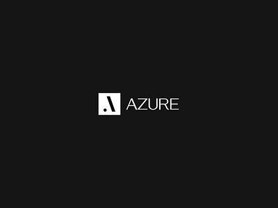 Azure logo branding design graphic design illustration logo typography vector