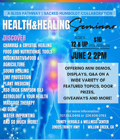 Flyer For Healing Seminar brochure design flyer graphic design