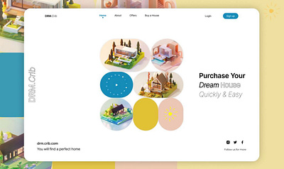 DRM.Crib - House Detail Pages architechture landing page building buy buy a house design detail house listing house pages landing page location overview pages property real estate real estate web design rent seller ui uiuxhouse ux web design