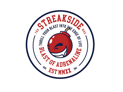 Initiative Project: Streakside Badge badge baseball baseball bagde branding graphic design layout logo logo badge merchendise typography