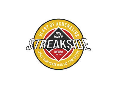 Initiative Project: Streakside Bagde art baseball baseball badge baseball logo branding creative design flat graphic design layout logo logo badge type typography